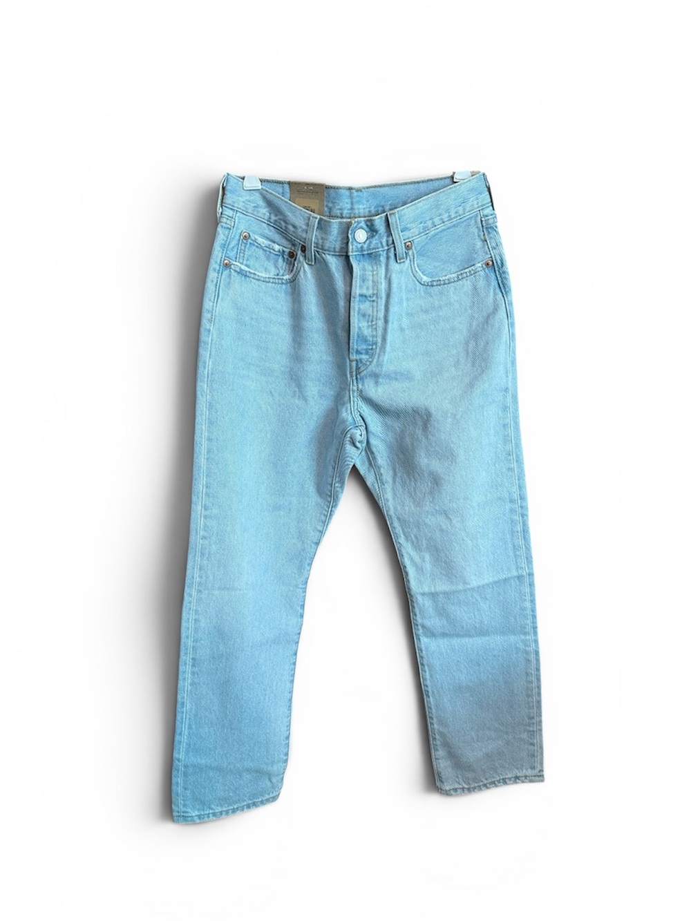 Levi's Women’s 501 Original High-Rise Straight Leg Jeans 29x28 Petite